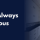 Older rental property kitchen interior with a dark navy overlay and text reading “Not Always Obvious,” used for a blog about recognizing signs of lead paint exposure.