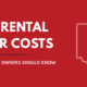 Ohio Rental Repair Costs: What Property Owners Should Know graphic featuring white text on a red background, a navy accent line, and an outline of the state of Ohio.
