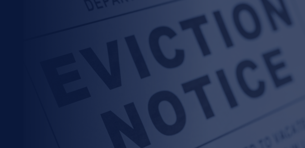 Eviction notice representing the eviction process in Ohio.